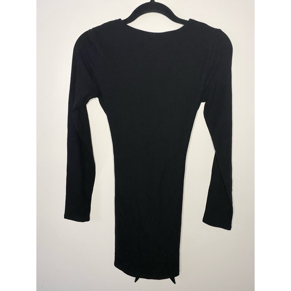 Reformation Black Mini Dress - Picture 4 of 5